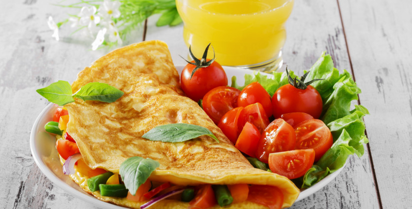 Garden Vegetable Omelet — Friendly's