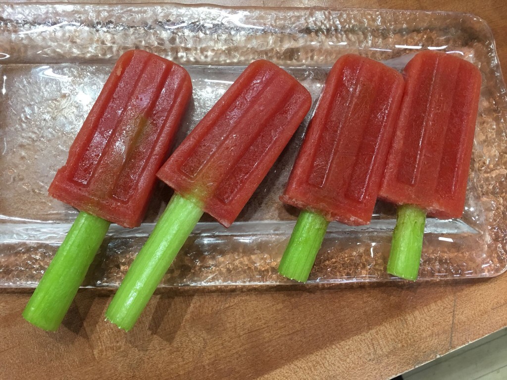 Bloody Mary Ice Pops