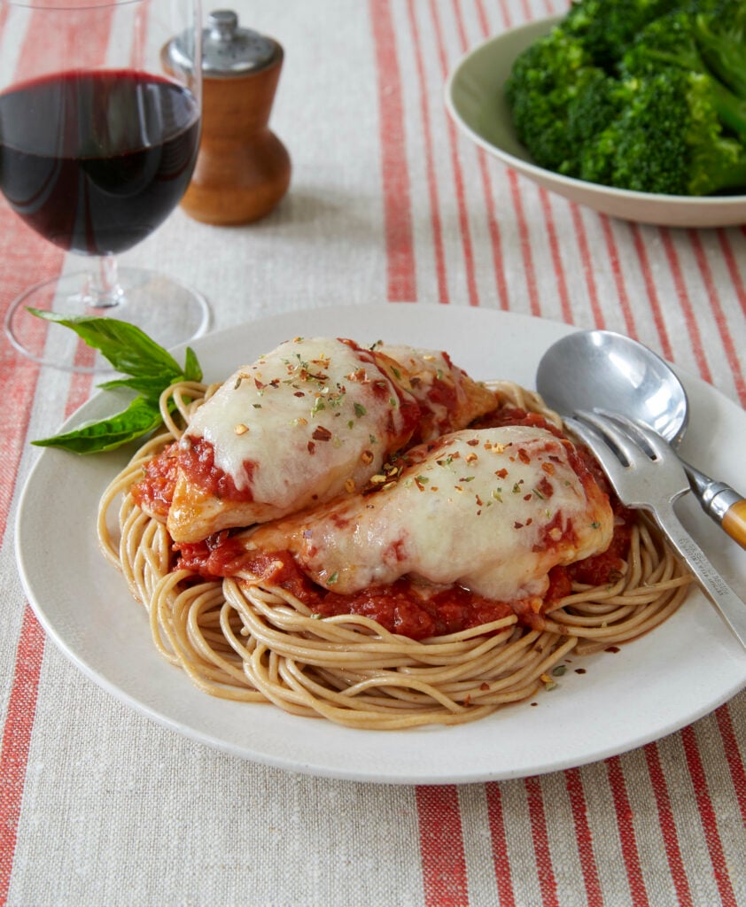 Lightened-Up Baked Chicken Parm (No Breading!) - Joy Bauer