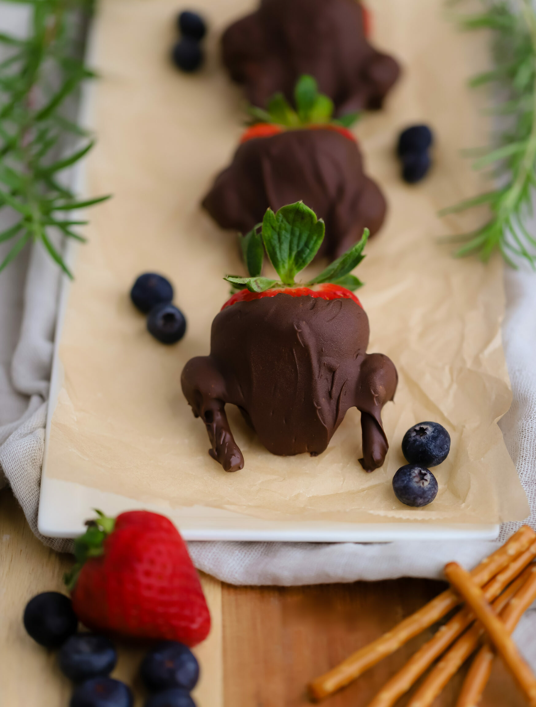 Thanksgiving Strawberries Joy Bauer