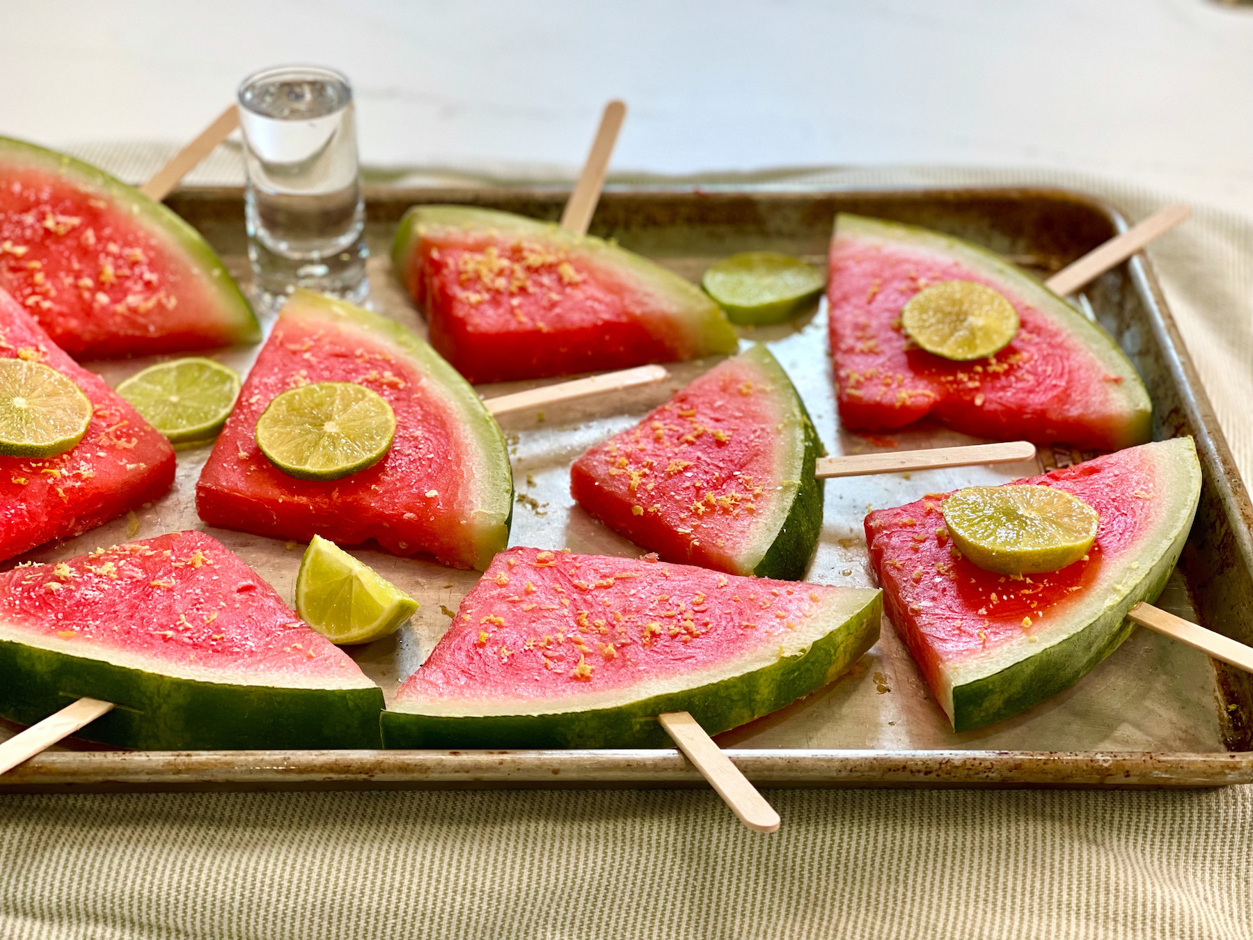 Watermelon Margarita Popsicles for Casual Friday - Pratesi Living