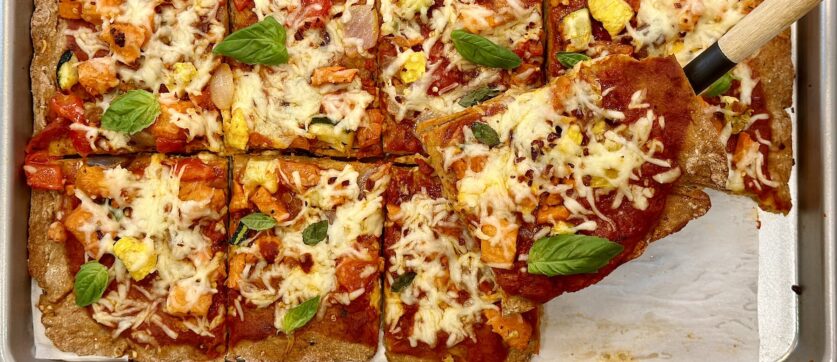 Sheet Pan Veggie Supreme Pizza Recipe