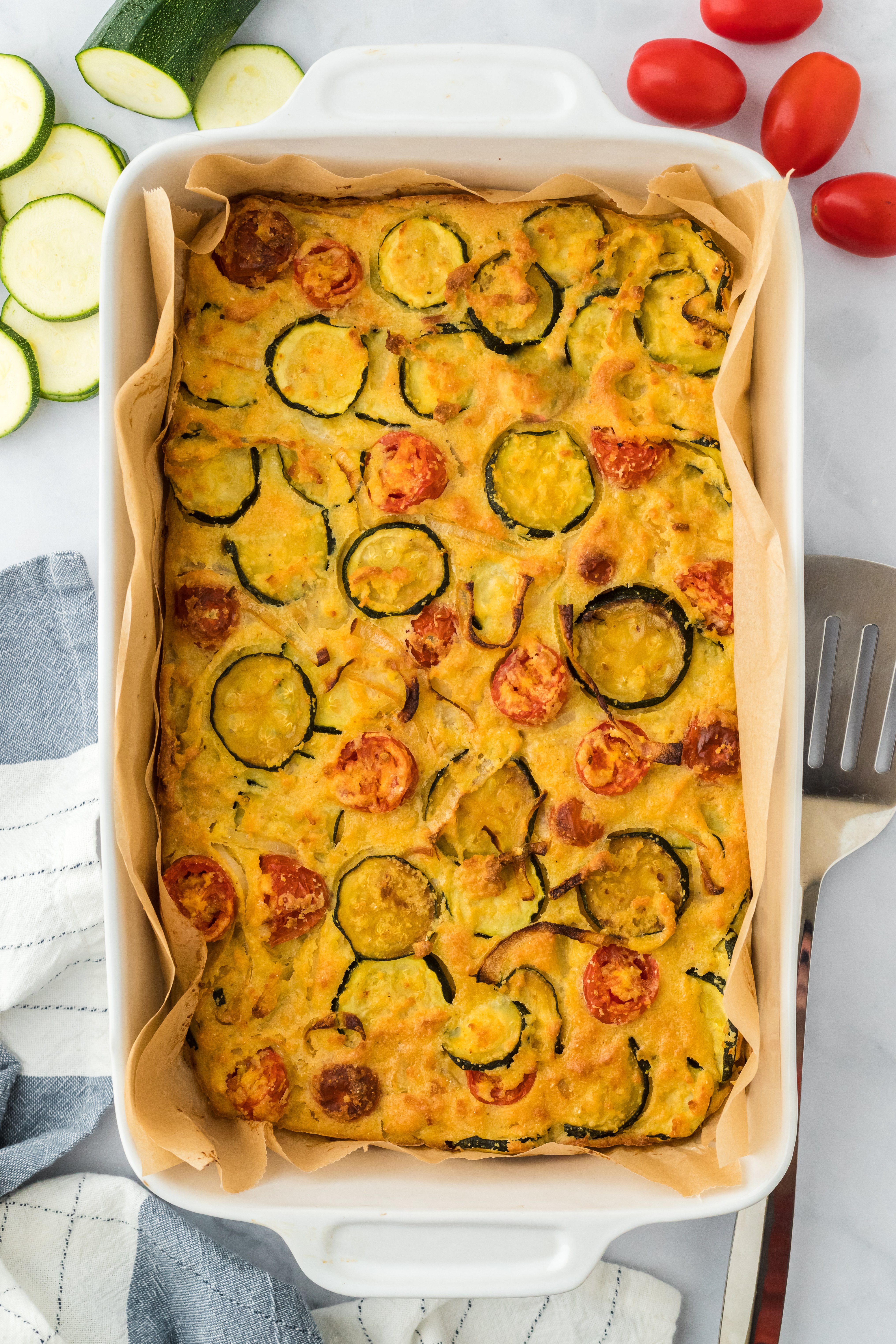 Scarpaccia (Savory Zucchini Cake) - Joy Bauer