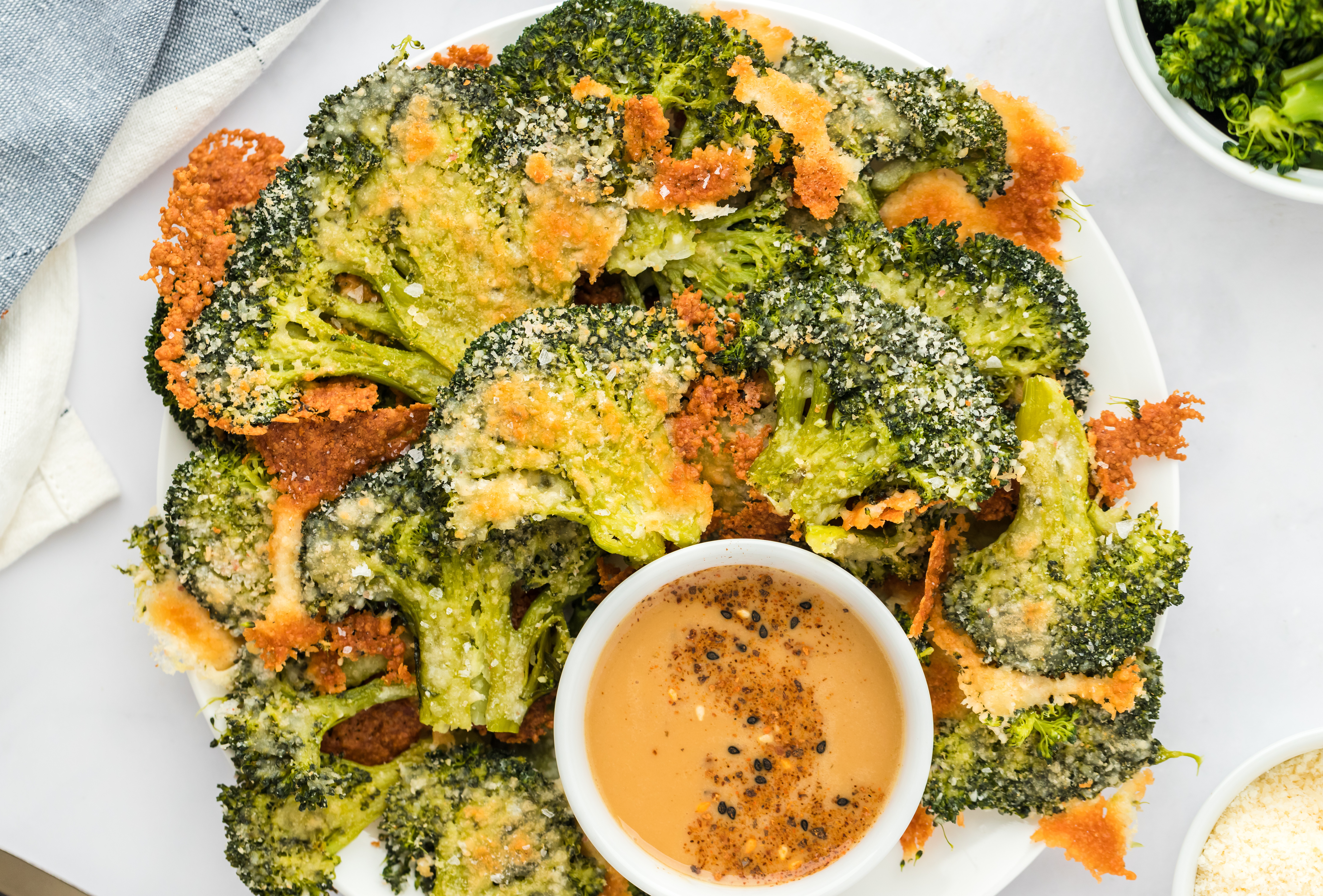 Bông cải xanh Parmesan nghiền – Joy Power