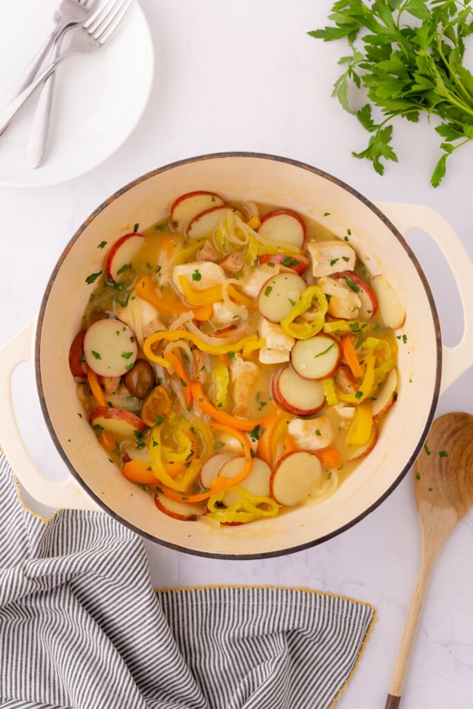 One-Skillet Chicken Scarpariello - Joy Bauer