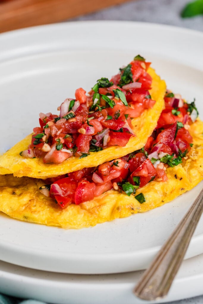 Bruschetta omelet